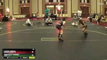 60 lbs Semis & 1st Wrestleback (8 Team) - Brentley Maines, MHWC vs Jaxon Sierra, Bitettio Trained
