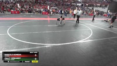 54 lbs Quarterfinal - Finley Gebhardt, Shawano Hawks vs Marcelo Domena, Ringers