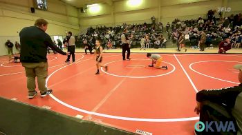 64 lbs Consolation - Holden Denny, Roland Youth League Wrestling vs Gabriel Shuemake, Poteau Youth Wrestling Academy