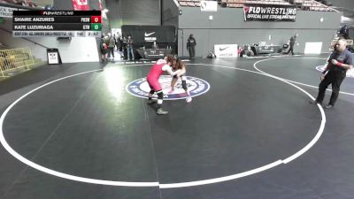 Cons. Round 3 - Shaire Anzures, Pacifica High School Wrestling vs Kate Luzuriaga, Golden Tribe Wrestling