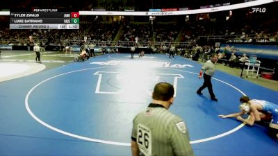 I-131 lbs Champ. Round 2 - Luke Satriano, Valley Central vs Tyler Zwald, Jamestown