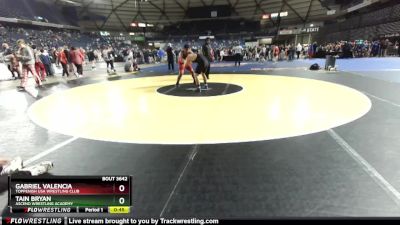 225 lbs 2nd Place Match - Tain Bryan, Ascend Wrestling Academy vs Gabriel Valencia, Toppenish USA Wrestling Club