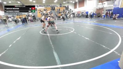 190 lbs 7th Place Match - Alfredo Perez, Mayfair vs Devlin Weaver, Huntington Beach