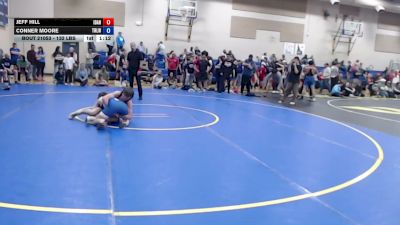 132 lbs 5th Place Match - Jeff Hill, Idaho vs Conner Moore, Team Real Life Wrestling