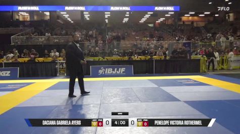 Penelope Victoria Rothermel vs Daciana Gabriela Ayers 2025 Pan Kids Jiu-Jitsu IBJJF Championship