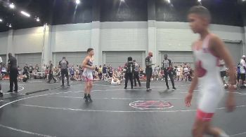 90 lbs Round 7 (8 Team) - Nelson Villafane, Mat Assassins vs Kash Clementi, Backyard Brawlers Gold