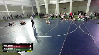 100 lbs Semifinal - Reid Harris, Sanderson Wrestling Academy vs Korvin Bayles, Sanderson Wrestling Academy