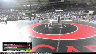 59 lbs Cons. Round 6 - Ahre Shryock, White River Hornets Wrestling Club vs Carson Mitchell, Tonasket Tigers Wrestling