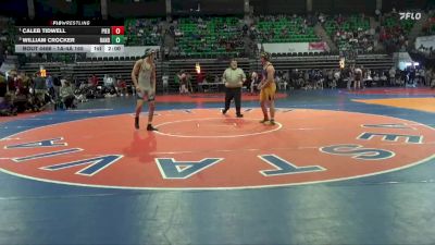 1A-4A 165 3rd Place Match - William Crocker, Randolph vs Caleb Tidwell, Piedmont