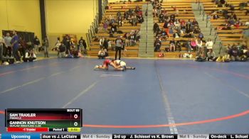 60 lbs Cons. Round 5 - Sam Traxler, Pinnacle vs Gannon Knutson, Outlaw Wrestling Club