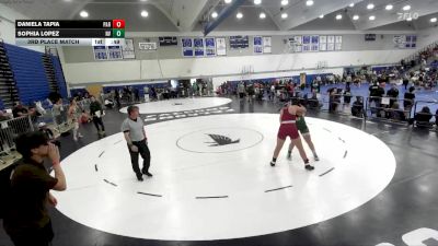 170 lbs 3rd Place Match - Sophia Lopez, Upland High School vs Daniela Tapia, Paramount
