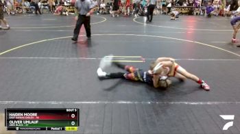 65 lbs Round 2 (6 Team) - Oliver Umlauf, Ares Black vs Haiden Moore, East Kansas Eagles