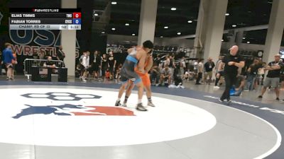 130 kg Champ. Rd Of 32 - Elias Timms, Tiger Wrestling Club vs Fabian Torres, Community Youth Center - Concord Campus Wrestling