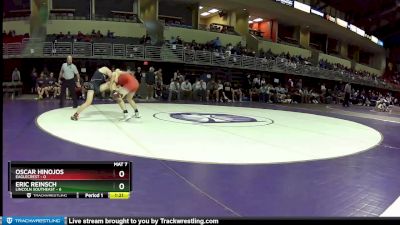 138 lbs Round 3 (6 Team) - Oscar Hinojos, Eaglecrest vs Eric Reinsch, Lincoln Southeast