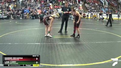 110 lbs Quarterfinal - Lane Curry, Martin Mean Machine vs Xander Orcasitas, Fremont Wolfpack WC