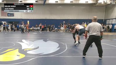 157 lbs Consolation - Kellen Horst, Wesleyan (CT) vs Jack Forte, Roger Williams