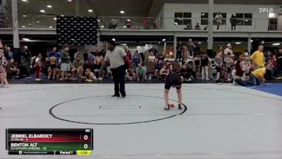 96 lbs Round 5 (8 Team) - Benton Alt, U2 Upstate Uprising vs Jebriel ElBardicy, Scanlan