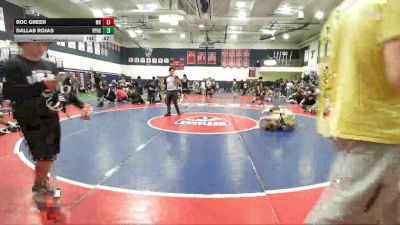 134 lbs Quarterfinal - Roc Greer, Murrieta Valley vs Dallas Rojas, Villa Park High School