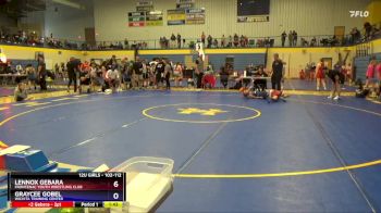 102-112 lbs Round 2 - Lennox Gebara, Frontenac Youth Wrestling Club vs Graycee Gobel, Wichita Training Center