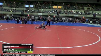 90 lbs Semifinal - Karter Schippers, Moyer Elite vs Knox Nolan, Big Game Wrestling Club