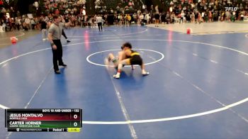 132 lbs Champ. Round 1 - Carter Horner, Loomis Wrestling Club vs Jesus Montalvo, Norfolk High