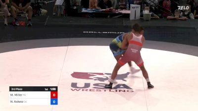 145 lbs 3rd Place - Melvin Miller, Pennsylvania vs Nathaniel Askew, Georgia