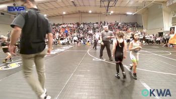 54 lbs Semifinal - Quinn Horne, Springdale Youth Wrestling vs Camberleigh Hausner, Sperry Wrestling Club