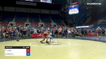 145 lbs Rnd Of 32 - Francisco Uribe, Illinois vs Beau Ohlson, Oregon