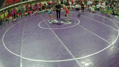 81 lbs Kynzlee Halgren, Utah 14U Girls vs Kalaya Baxter, Idaho 14U Girls
