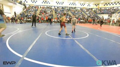83 lbs Quarterfinal - Ryker Bishop, Salina Wrestling Club vs Owen Boggs, Cleveland Takedown