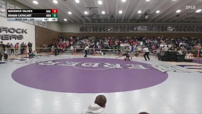 138 lbs Cons. Round 3 - Riggin Cathcart, Burns/Pine Bluffs vs Maverick Valdes, Rawlins