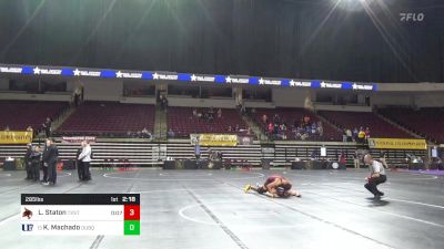 285 lbs Consi Of 16 #1 - Lane Staton, Texas State vs Kevin Machado, Dubuque WC