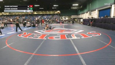 126 lbs Round Of 128 - Elijah Hattaway, GA vs Jayden Jackson, MD