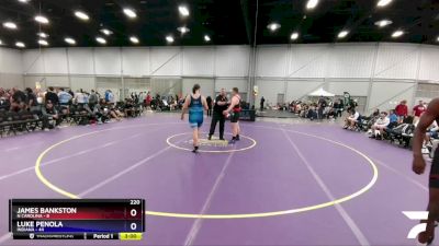 285 lbs 2nd Wrestleback (16 Team) - Seth Glance, N Carolina vs Benjamin Land, Indiana