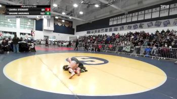 135 lbs Semifinal - Zahra Stewart, Orange Vista vs Shaire Anzures, Pacifica/Oxnard
