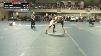 133 Championship Bracket Cons. Round 7 - Blake Han-Lindemyer, Farmington vs Jake Freed, Grand Rapids