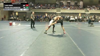 133 Championship Bracket Cons. Round 7 - Blake Han-Lindemyer, Farmington vs Jake Freed, Grand Rapids