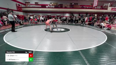 152 lbs Round Of 16 - Aidan Chan, Hingham vs Iuan Williams, Beverly