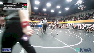 85 lbs Rr Rnd 1 - Kataleena Carter, HBT Grapplers vs Alice Martin, Little Axe Takedown Club