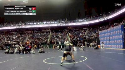 4A 138 lbs Cons. Round 2 - Alexander Rodriguez, Cardinal Gibbons vs Mitchell Rowland, Pinecrest