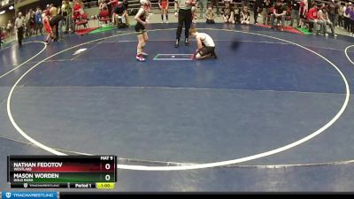 74 lbs Quarterfinal - Nathan Fedotov, WESTLAKE vs Mason Worden, Gold Rush