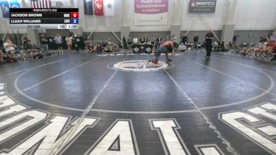 157 lbs Jackson Brown, Michigan Red vs Llijah Williams, Louisiana