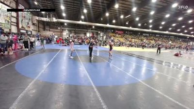 85 lbs Cons. Round 3 - Bridger Warner, Douglas Wrestling Club vs Carsyn Schmidt, Lennox Youth Wrestling
