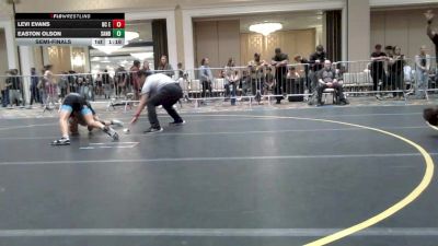 113 lbs Semifinal - Levi Evans, DC Elite vs Easton Olson, Sanderson Wr Ac