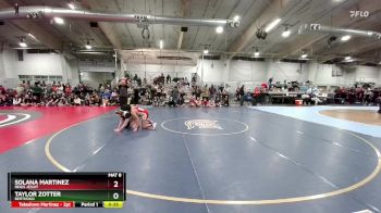 140 lbs Cons. Round 2 - Taylor Zotter, Berthoud vs Solana Martinez, Regis Jesuit