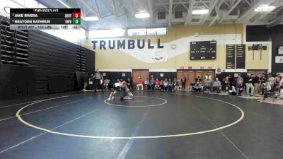 150 lbs Consolation - Jake Rivera, Southington vs Brayden Rathbun, Enfield