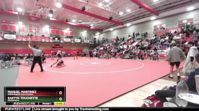 132 lbs Cons. Round 2 - Manuel Martinez, Eisenhower High School vs Eastyn Touchette, Kennewick