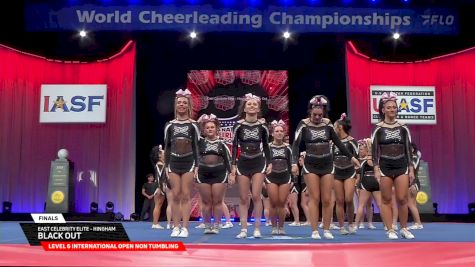 East Celebrity Elite - Hingham - Black Out [2025 L6 International Open Non Tumbling Finals] 2025 The Cheerleading Worlds