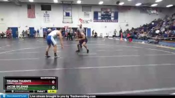 184 lbs Quarterfinal - Truman Thuente, Cornell College vs Jacob Sklenar, Wisconsin-Platteville