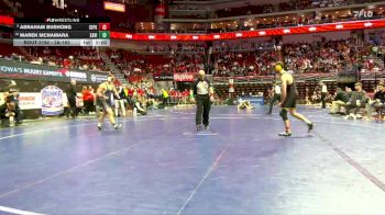 3A-165 lbs Champ. Round 2 - Marek McNamara, Xavier, Cedar Rapids vs Abraham Bushong, Southeast Polk